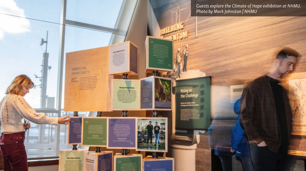 圖6:「氣候的希望(Climate of Hope)」展覽 (來源:猶他州自然歷史博物館官網)