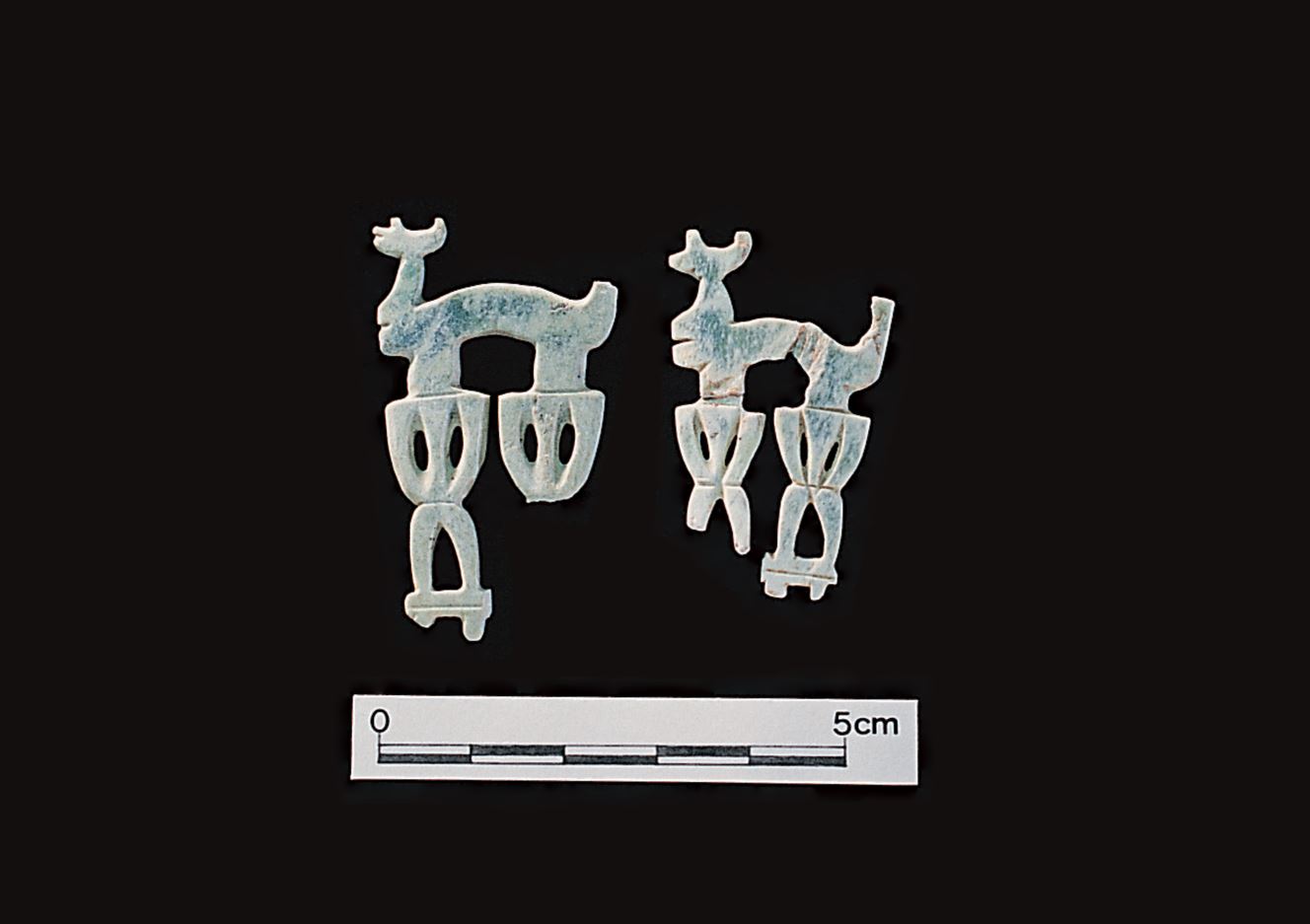 人獸形玉玦（蘭陽博物館提供）