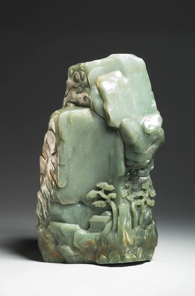 圖1、清乾隆　浮邱峯玉山子（國立故宮博物院提供，臺北，CCBY4.0@www.npm.gov.tw）