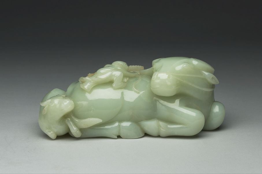 圖11、清　玉子母牛（國立故宮博物院提供，臺北，CCBY4.0@www.npm.gov.tw）