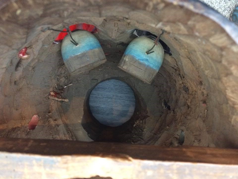 圖5：頭城東嶽廟承義社陰陽司大身尪的懸吊式眼珠構造設計（資料來源：承義社）