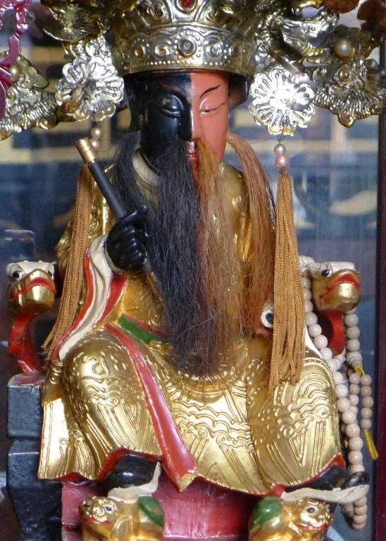 圖6：頭城東嶽廟承義社陰陽司神尊---頭城陳新鉛雕製（資料來源：承義社）