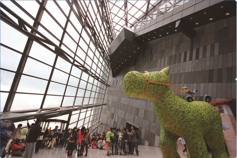 微創幾米「老馬查理」奔入蘭博─微型展示展品照片