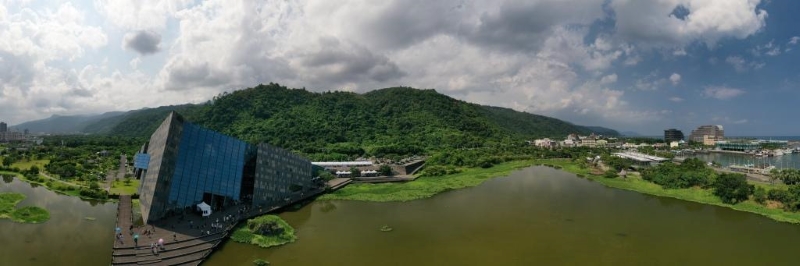 博物館建築全景照