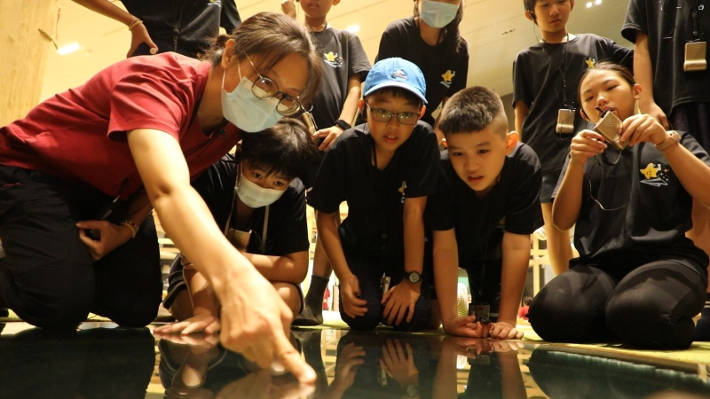 光復國小師生來蘭博認識國定Blihun漢本考古遺址。