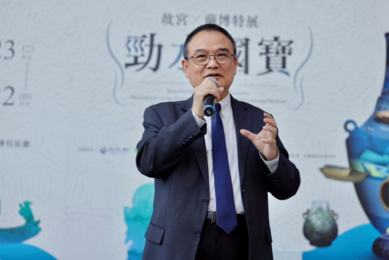 故宮蕭宗煌院長表示，國寶安全來到宜蘭，是雙方團隊長時間的準備與專業合作。