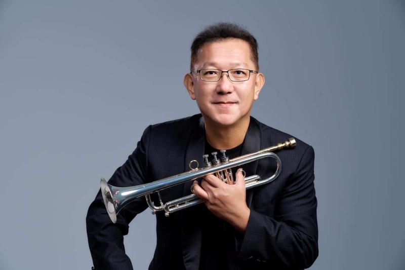 國家交響樂團小號副首席陳長伯先生照片
